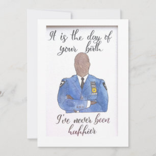 Festividades Cartão de Aniversário do Capitão Holt