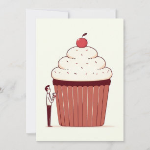 Festividades Cartão de aniversário do cupcake
