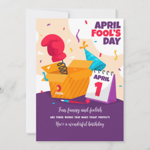 Festividades Cartão de Aniversário do Dia da Pena