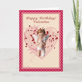 Festividades Cartão de Aniversário do Dia de os namorados Cupid