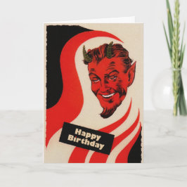Festividades Cartão de Aniversário do Diabo