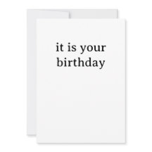 Cartão de Aniversário Engraçado - É seu Aniversári