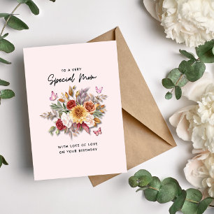 Festividades Cartão de Aniversário Especial da Mãe