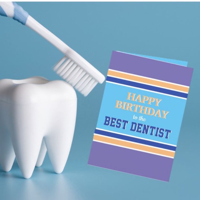 Festividades Cartão de Aniversário Feliz de Dentista Engraçado (Criador carregado)