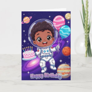 Festividades Cartão de Aniversário Fora deste Mundo