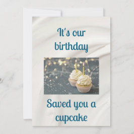 Festividades Cartão de Aniversário Gêmeo