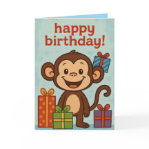 Cartão de Aniversário Infantil