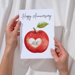Festividades Cartão de Aniversário Personalizado da Apple Water