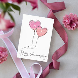 Festividades Cartão de Aniversário Personalizado dos Balões do 