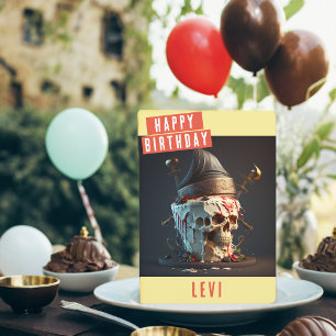 Festividades Cartão de Aniversário Pirata