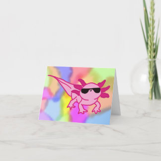 Festividades Cartão de aniversário Relax-alotyl axelotyl