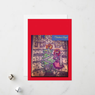 Festividades Cartão de anjo de Natal BY: Katie Yonker