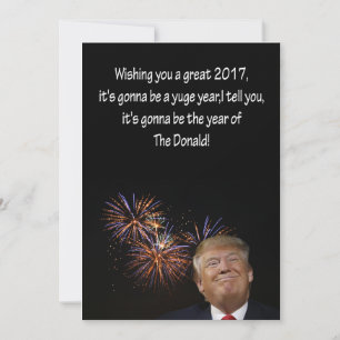 Festividades Cartão de ano novo de Donald J. Armário