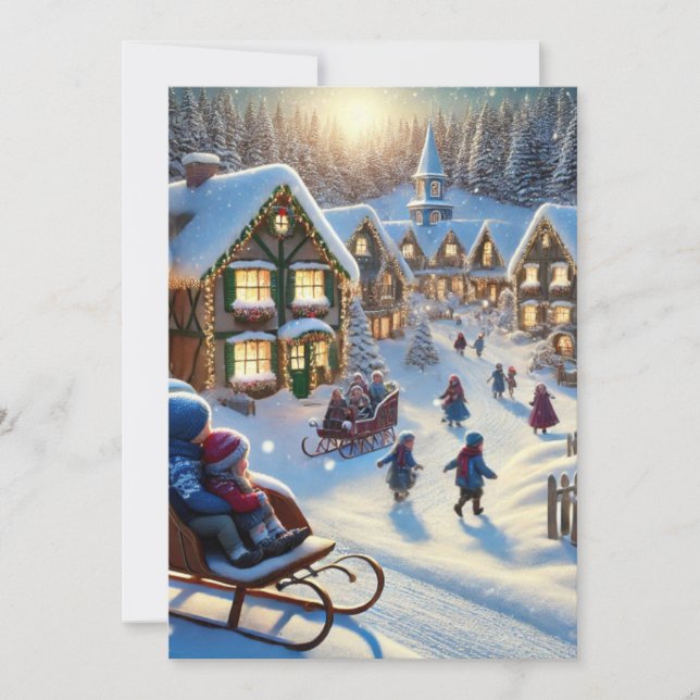 Festividades Cartão de Apartamento de Férias (Frente)