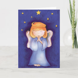 Festividades Cartão de arte do Angel de Natal
