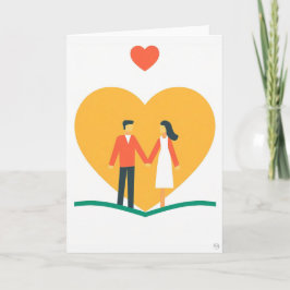 Festividades Cartão de Arte do Dia dos Namorados