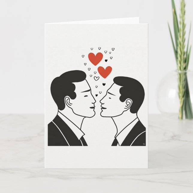 Festividades Cartão de Arte do Dia dos Namorados (Frente)