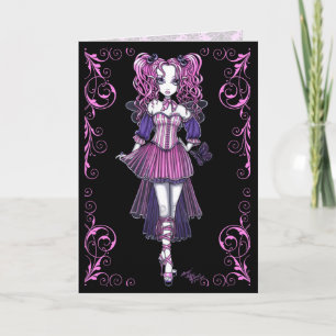 Festividades Cartão de Arte Fada de Namorados Rosa "Maegan"