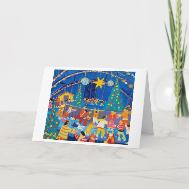 Festividades Cartão de Arte: Patinando sob a luz do Sol, Eden (Frente)