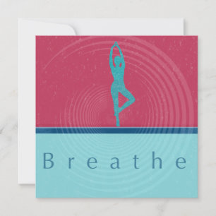 Festividades Cartão de Arte Respirar