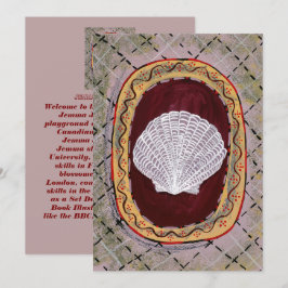 Festividades Cartão de Arte Sashell Inspirado na Bloomsbury & C