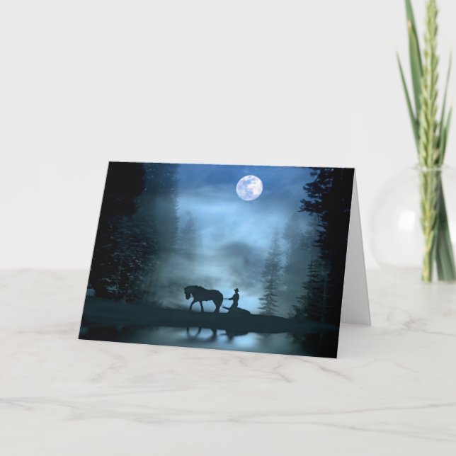 Festividades Cartão de Árvore de Natal da Moda Antiga (Frente)