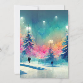 Festividades Cartão de árvore de Natal decorado com Feliz Natal