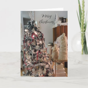 Festividades Cartão de árvore de Natal do designer elegante