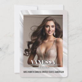 Festividades Cartão de Autógrafo do Desfile Sheer Sunburst