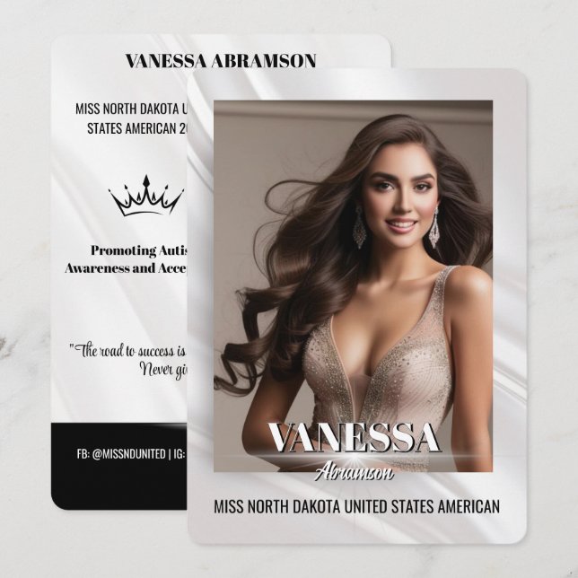 Festividades Cartão de Autógrafo do Desfile Sheer Sunburst (Frente/Verso)