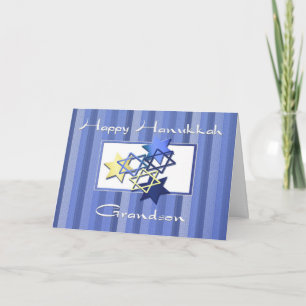 Festividades Cartão de Avô de Hanukkah Feliz