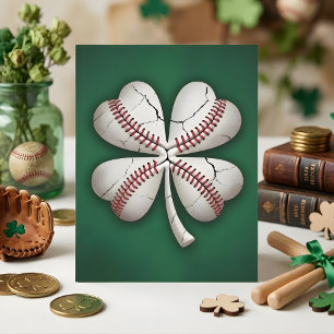 Festividades Cartão de beisebol do Dia de São Patrício