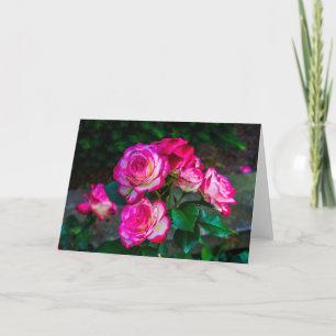 Festividades Cartão de Beleza para rosas