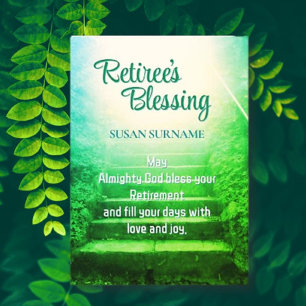 Festividades Cartão de Bênção Cristão de Reforma