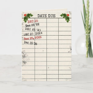 Festividades Cartão de Biblioteca Natal 2025