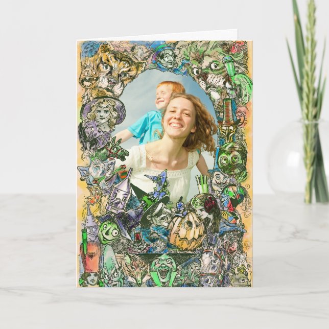 Festividades Cartão de Boas Festas Clássico do Mágico de Oz (Frente)