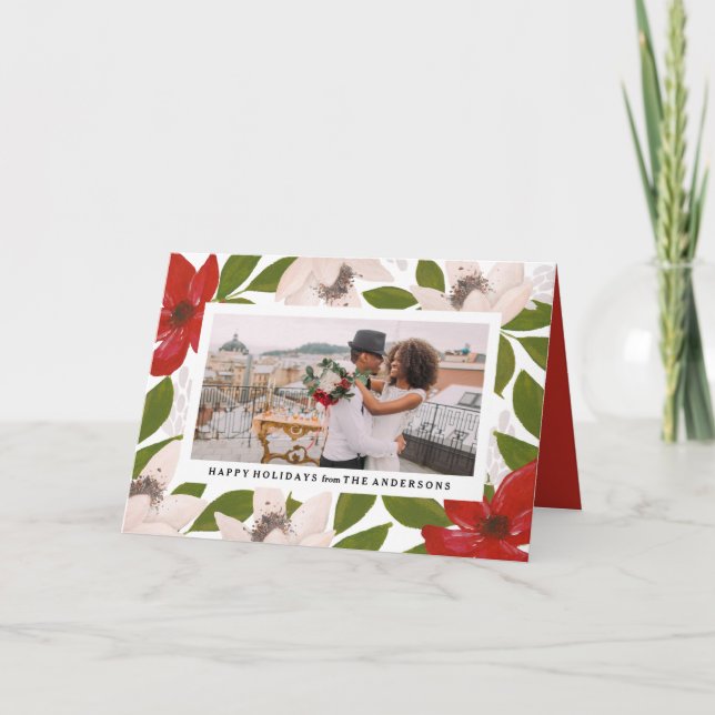 Festividades Cartão de Boas Festas das Tradições Dobradas (Frente)