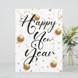 Festividades Cartão de Boas Festas de Ano Novo