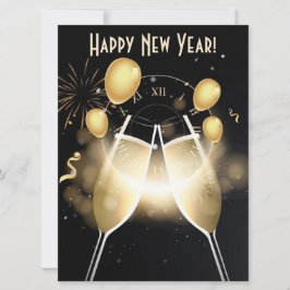 Festividades Cartão de Boas Festas de Ano Novo