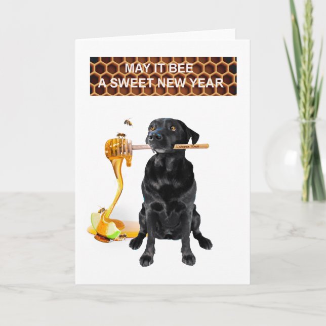 Festividades Cartão de Boas Festas de Ano Novo Doce (Frente)