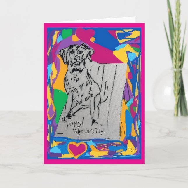 Festividades Cartão de Boas Festas de Dia dos Namorados (Frente)