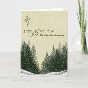 Festividades Cartão de Boas Festas de Inverno