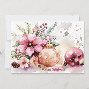 Festividades Cartão de Boas Festas de Natal Personalizado