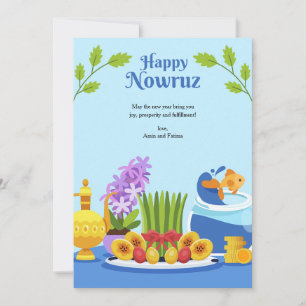 Festividades Cartão de Boas Festas de Nowruz