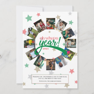 Festividades Cartão de Boas Festas de Um Ano Incrível, Saudação