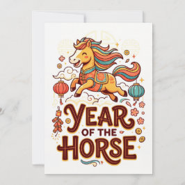 Festividades Cartão de Boas Festas do Ano Novo Lunar - Ano do C