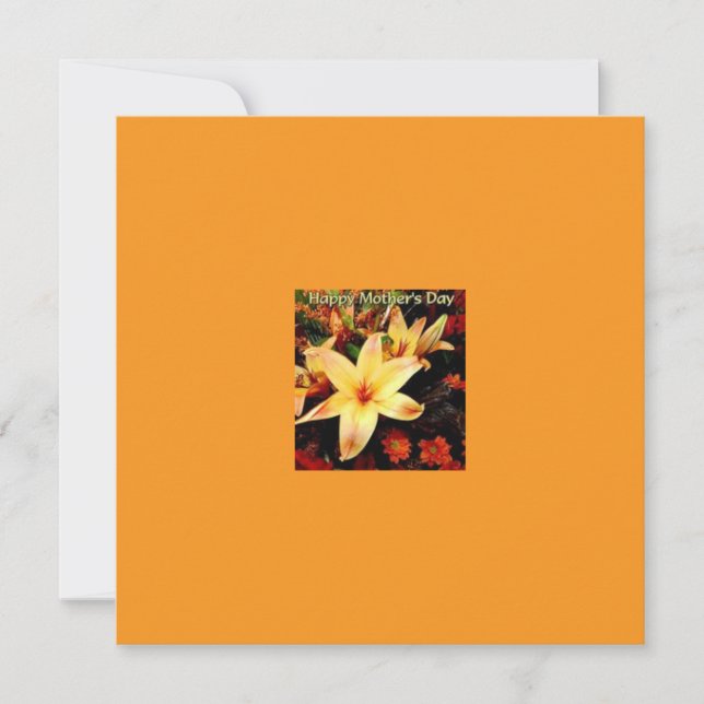 Festividades Cartão de Boas Festas do Dia das Mães (Frente)