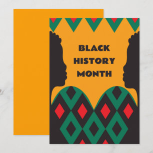 Festividades Cartão de Boas Festas do Mês da História Negra