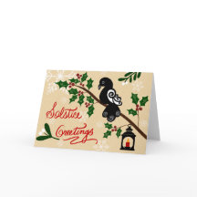 Cartão de Boas Festas do Solstício