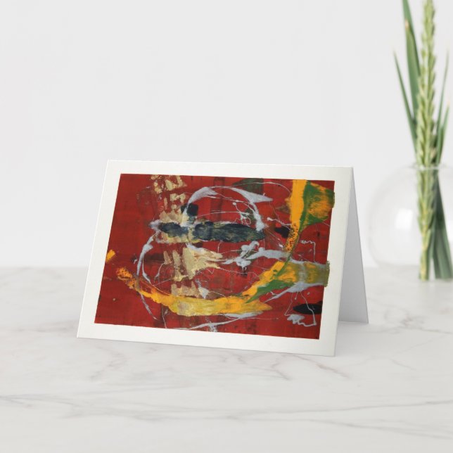 Festividades Cartão de Boas Festas em Ouro Bizantino (Frente)